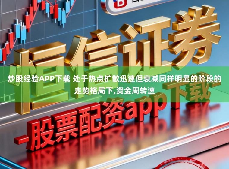 炒股经验APP下载 处于热点扩散迅速但衰减同样明显的阶段的走势格局下,资金周转速