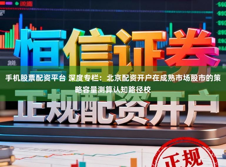 手机股票配资平台 深度专栏：北京配资开户在成熟市场股市的策略容量测算认知路径校