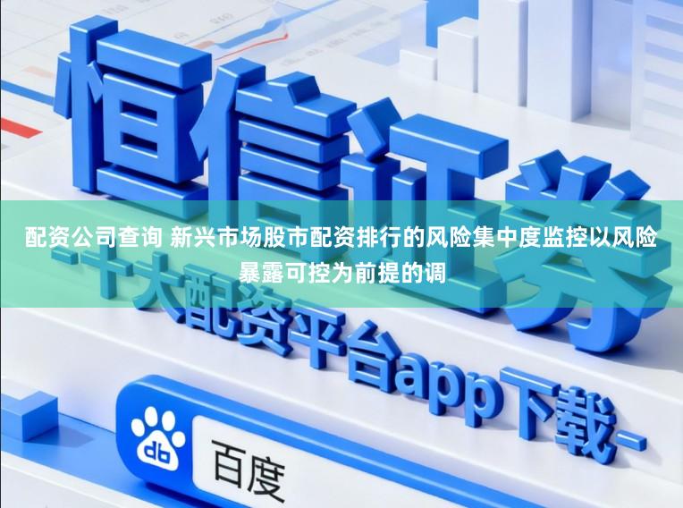配资公司查询 新兴市场股市配资排行的风险集中度监控以风险暴露可控为前提的调